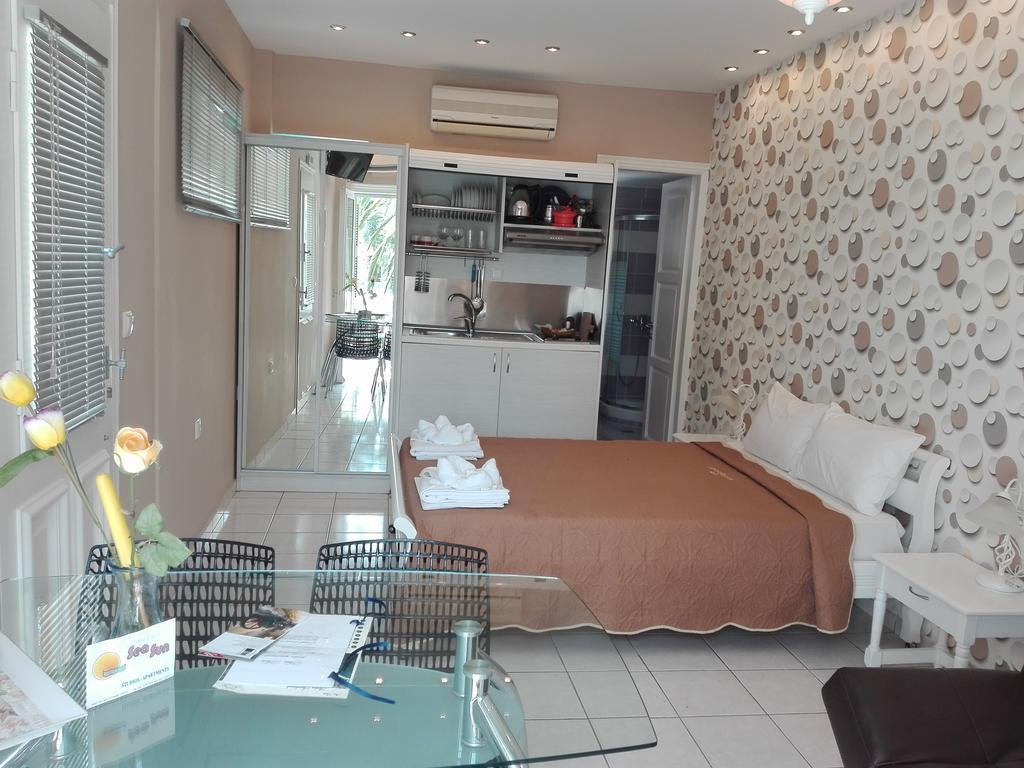 Sea Sun Aparthotel Plomari Ruang foto